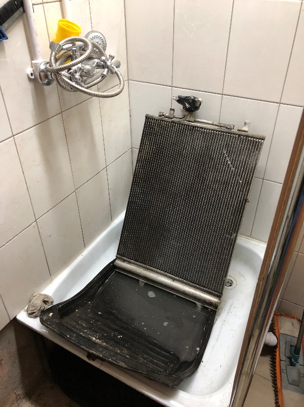 промывка радиатора охлаждения